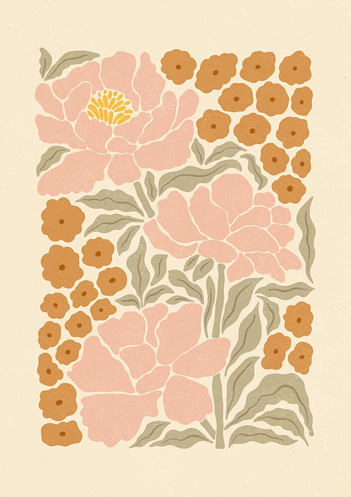 Soft Pink Peonies art print by Katarzyna Gasiorowska for $57.95 CAD
