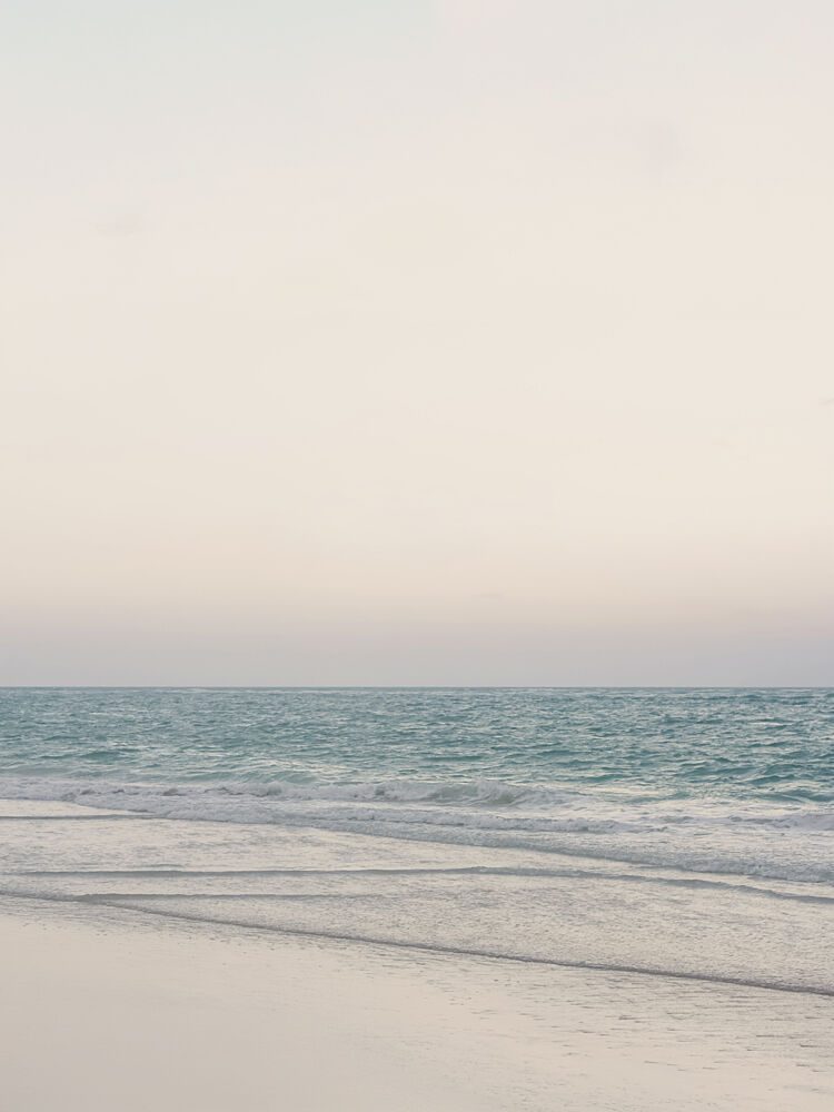 Serene Beach Waves art print by Stephanie Klatt for $57.95 CAD