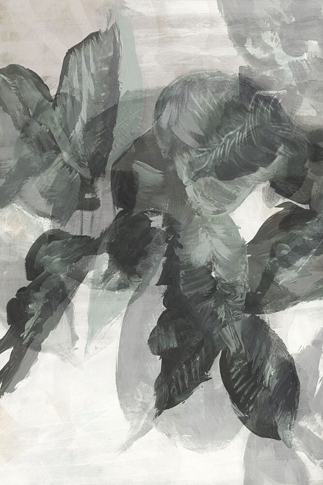Monochrome Botanical Flow art print by Cartissi for $57.95 CAD