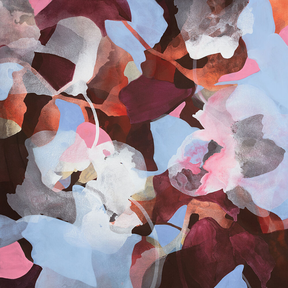 Flowing Abstract Blooms art print by Ida Kopperud for $57.95 CAD