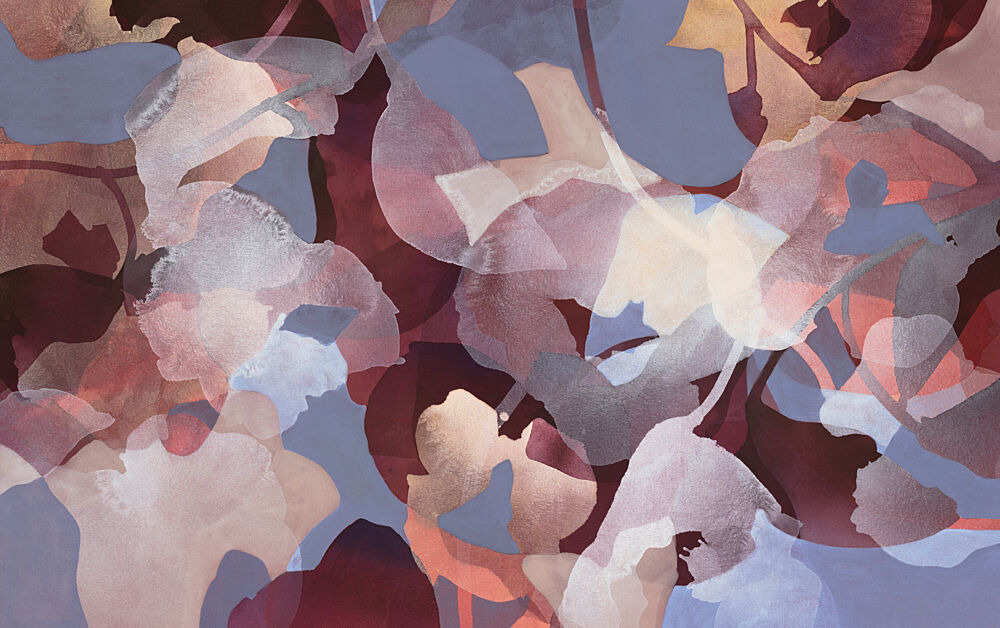 Serene Floral Abstract art print by Ida Kopperud for $57.95 CAD