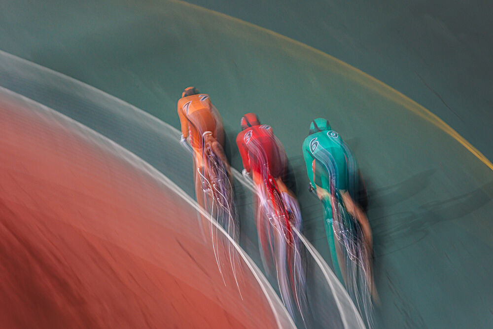 Dynamic Velodrome Race art print by Unknown for $57.95 CAD