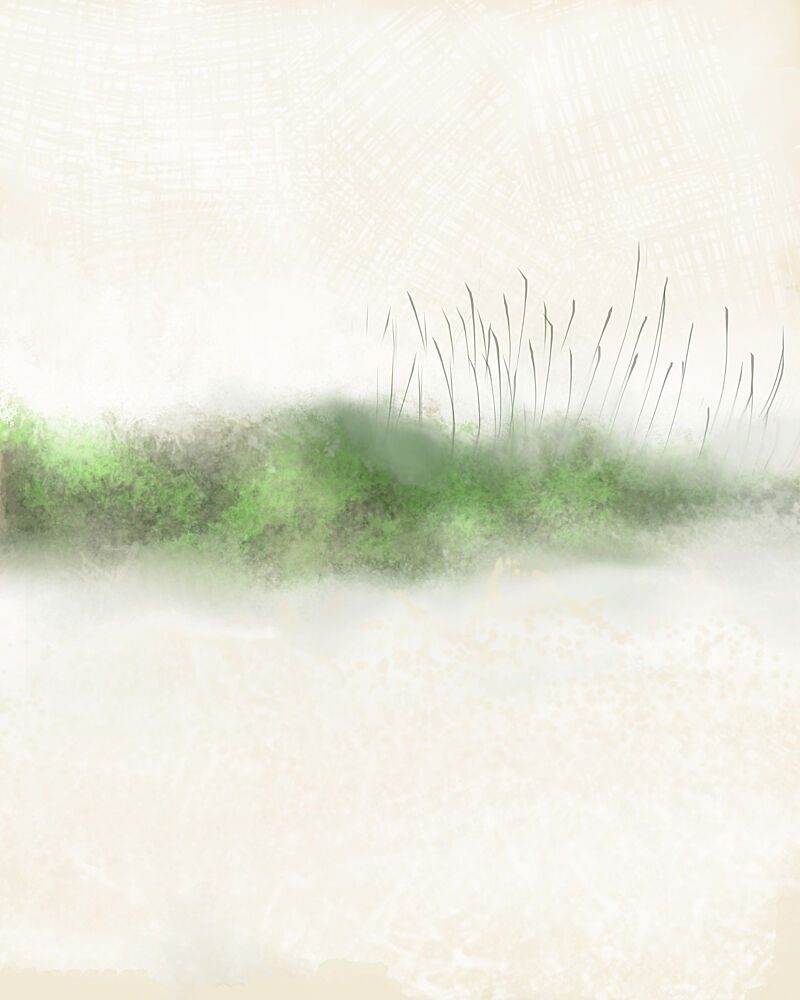 Soft Misty Landscape art print by Sannel Larson for $57.95 CAD