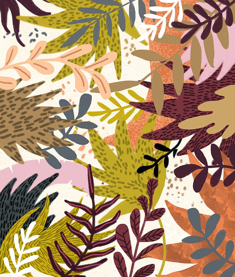 Earthy Botanical Foliage art print by Uma Gokhale for $57.95 CAD