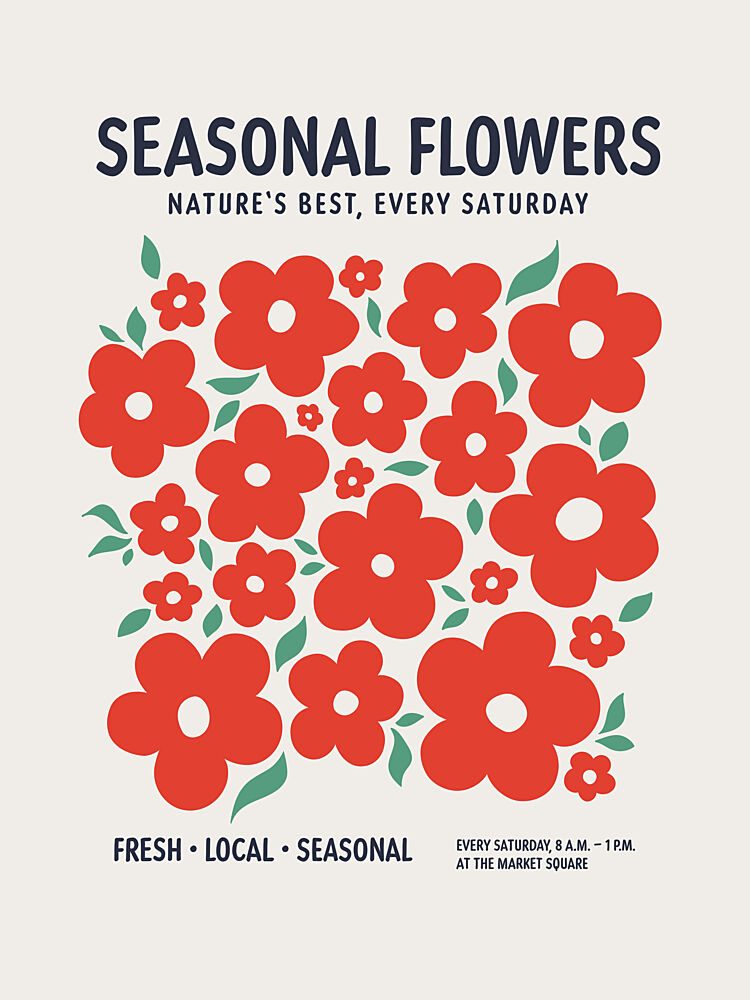 Fresh Seasonal Flowers art print by Alexandra Weise for $57.95 CAD