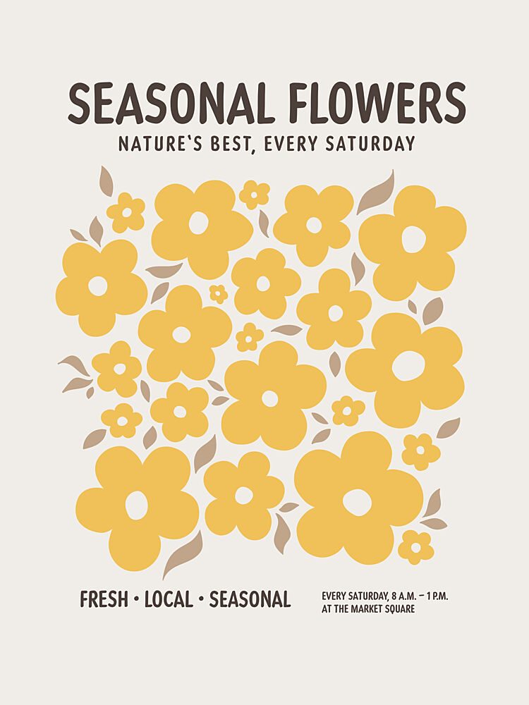 Cheerful Yellow Flowers art print by Alexandra Weise for $57.95 CAD