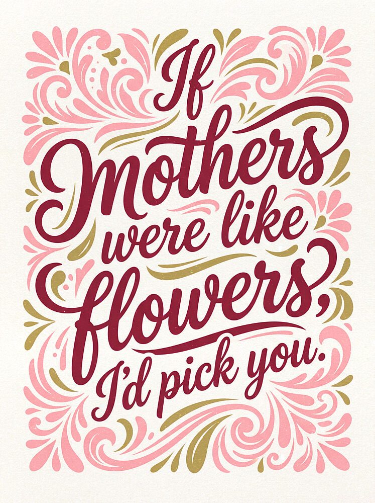 Floral Mother Quote art print by Pictufy Studio IV for $57.95 CAD