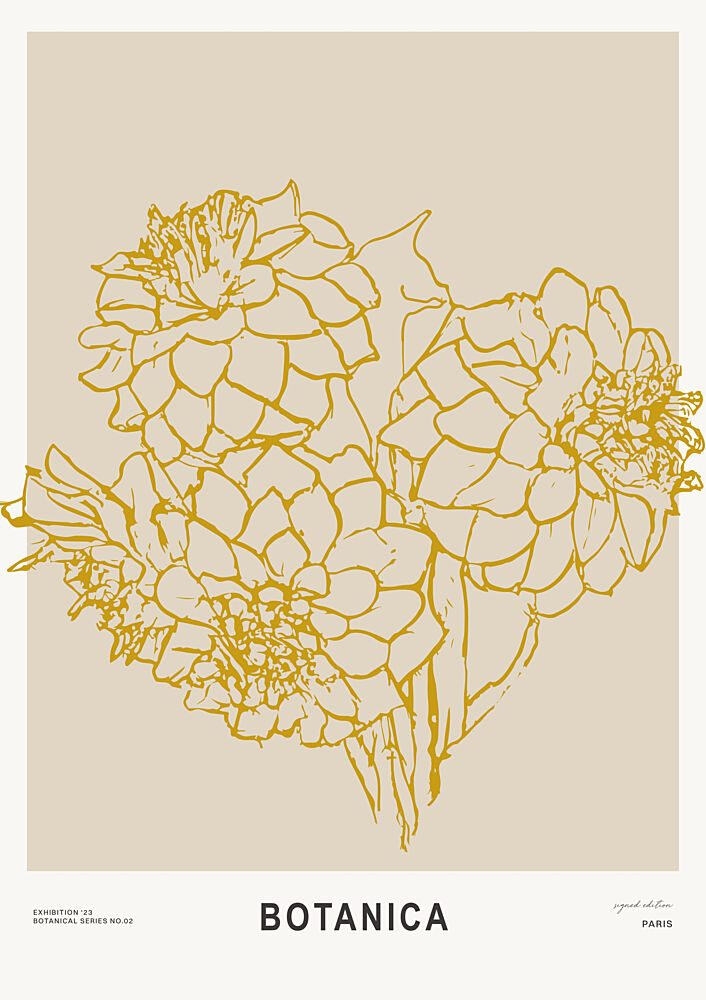 Botanicayellow art print by Treechild for $57.95 CAD