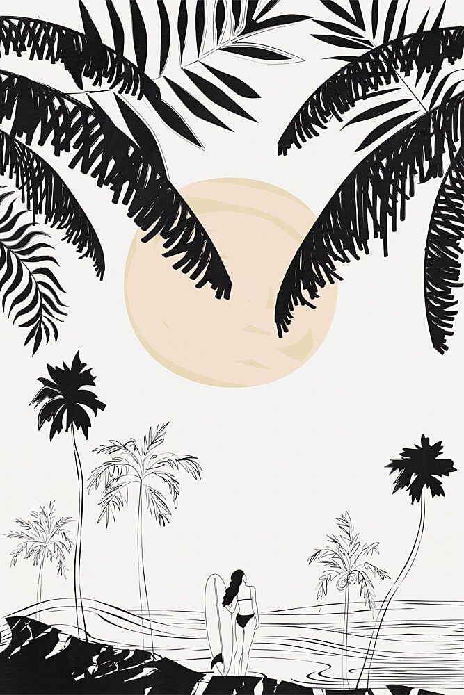Beachtime art print by Treechild for $57.95 CAD