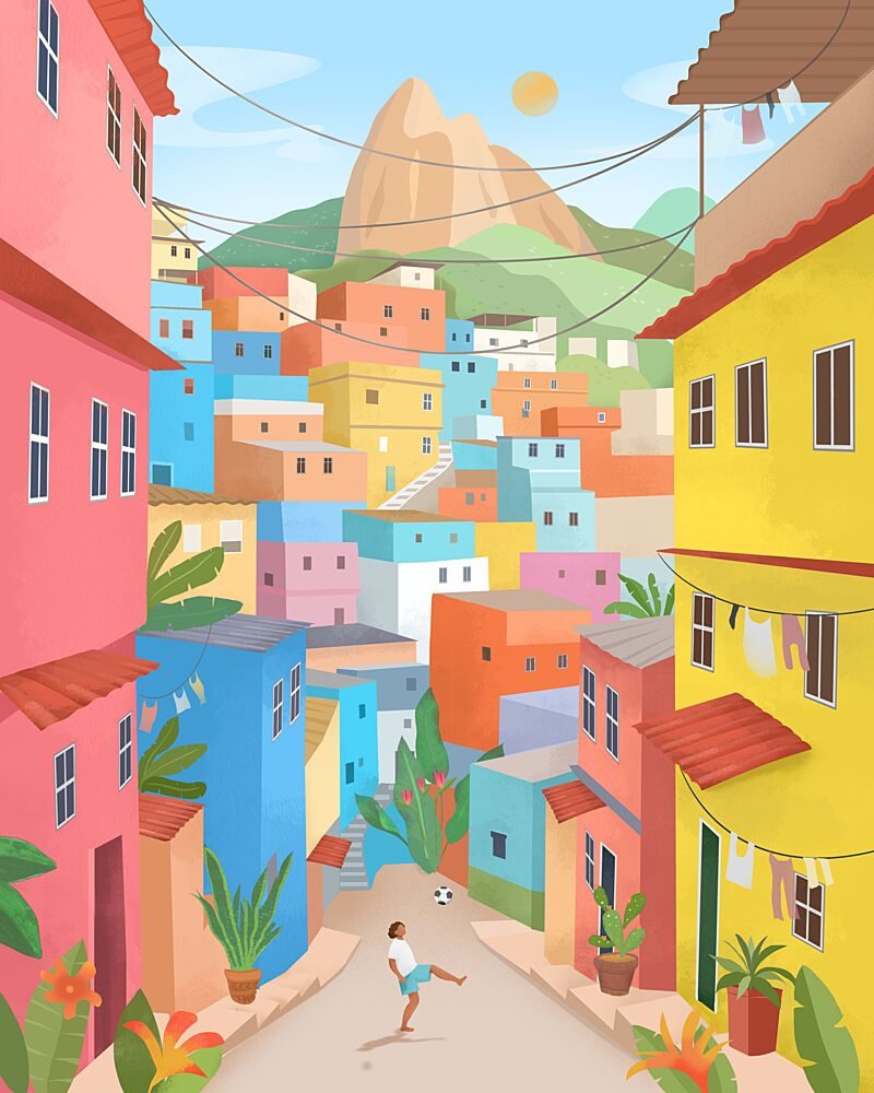 Rio de Janeiro, Brazil art print by Petra Lizde for $57.95 CAD