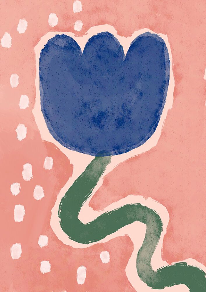Bluetulip art print by Treechild for $57.95 CAD