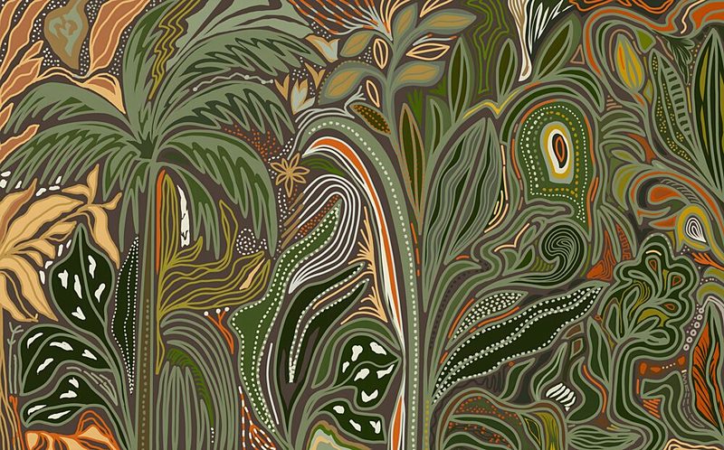 Lush Tropical Jungle art print by Josie George for $57.95 CAD