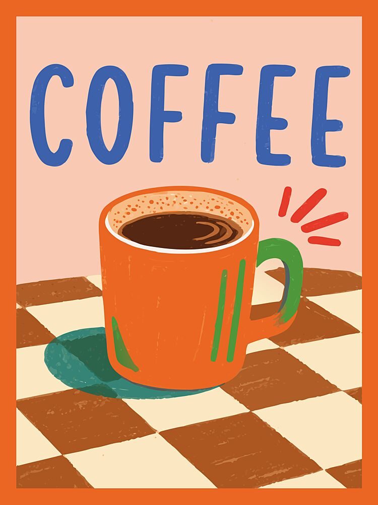Coffee Morning art print by WallChart Art Studio for $57.95 CAD