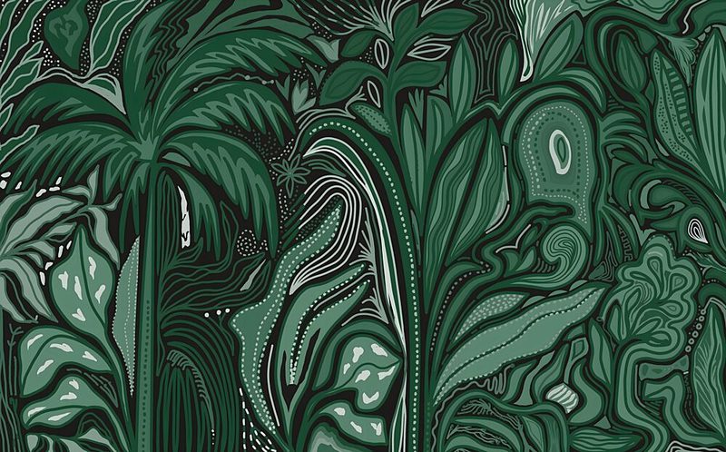 Lush Green Jungle art print by Josie George for $57.95 CAD