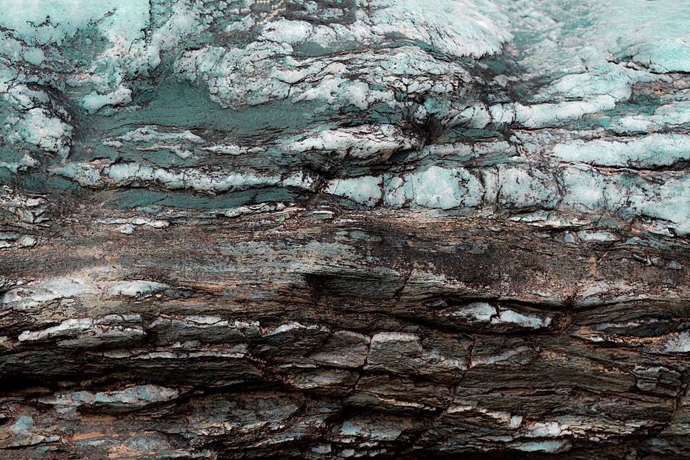 Teal Stone Layers art print by Studio Meikle for $57.95 CAD