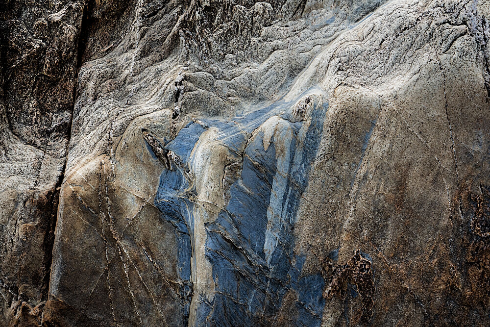 Folded Blue Rock art print by Studio Meikle for $57.95 CAD