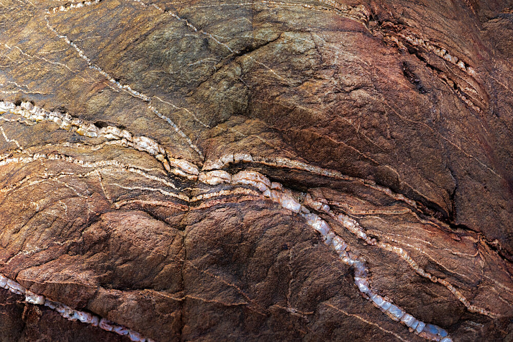 Earthy Veined Rock art print by Studio Meikle for $57.95 CAD