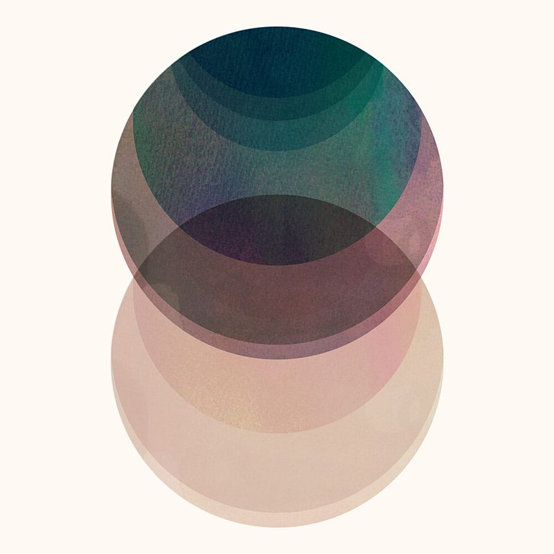 Muted Circle Gradient art print by Cartissi for $57.95 CAD