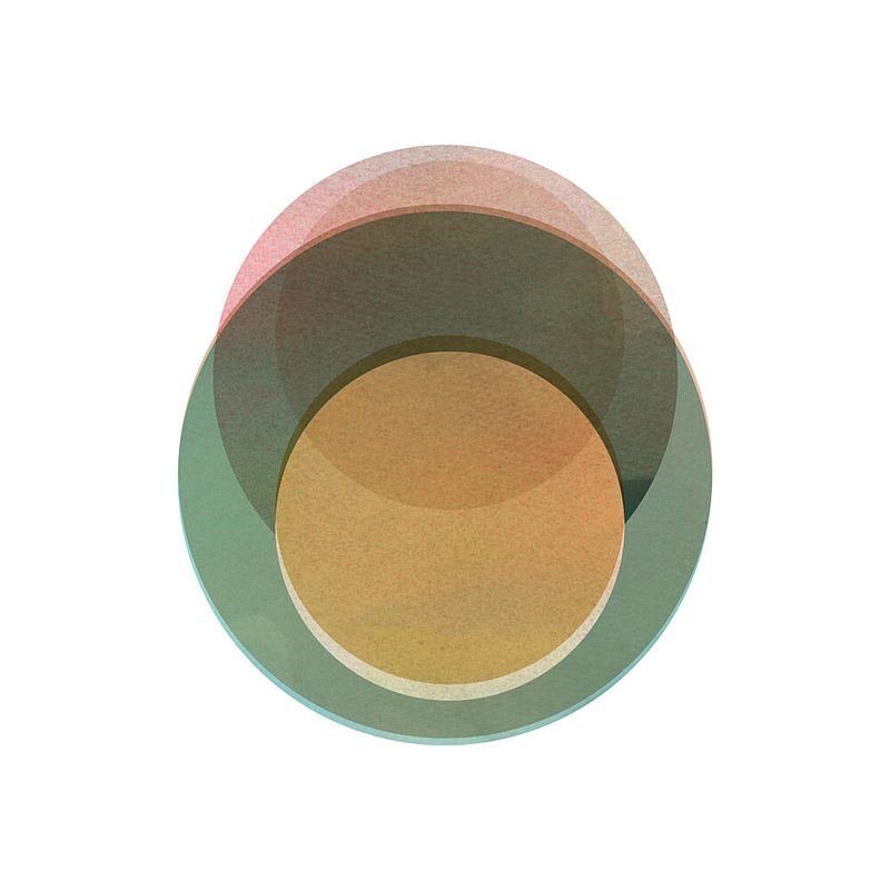 Soft Geometric Overlap art print by Cartissi for $57.95 CAD