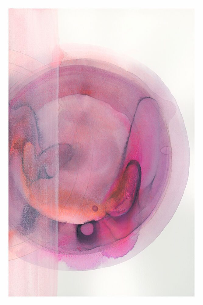 Fluid Magenta Bloom art print by Cartissi for $57.95 CAD