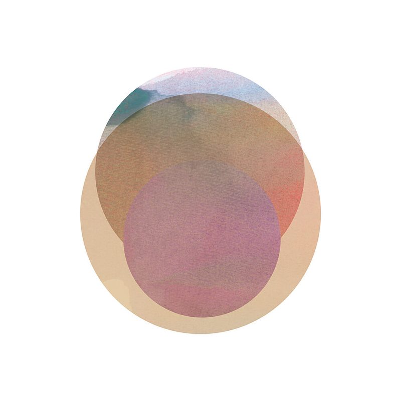 Abstract Pastel Circles art print by Cartissi for $57.95 CAD