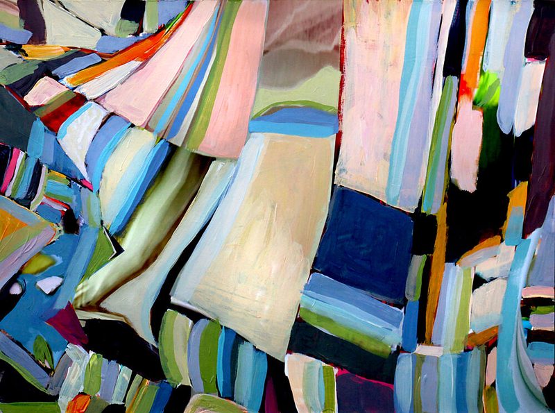 Vibrant Abstract Forms art print by Claire Lerner for $57.95 CAD