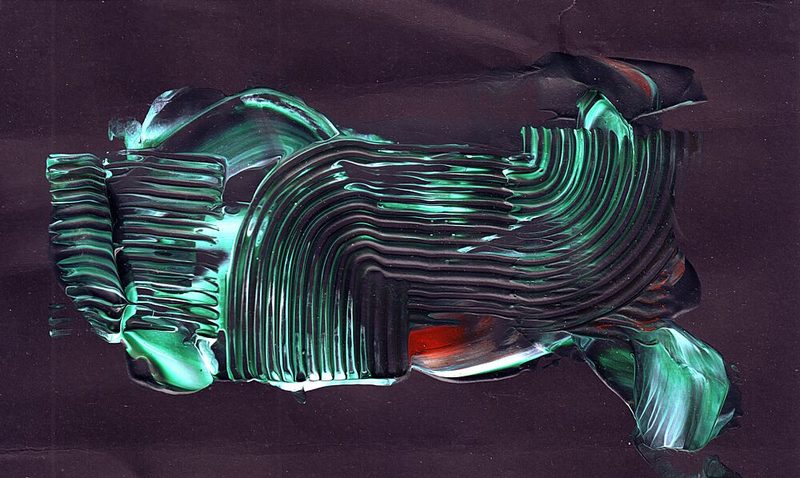 Emerald Textured Flow art print by Rafal Kulik for $57.95 CAD