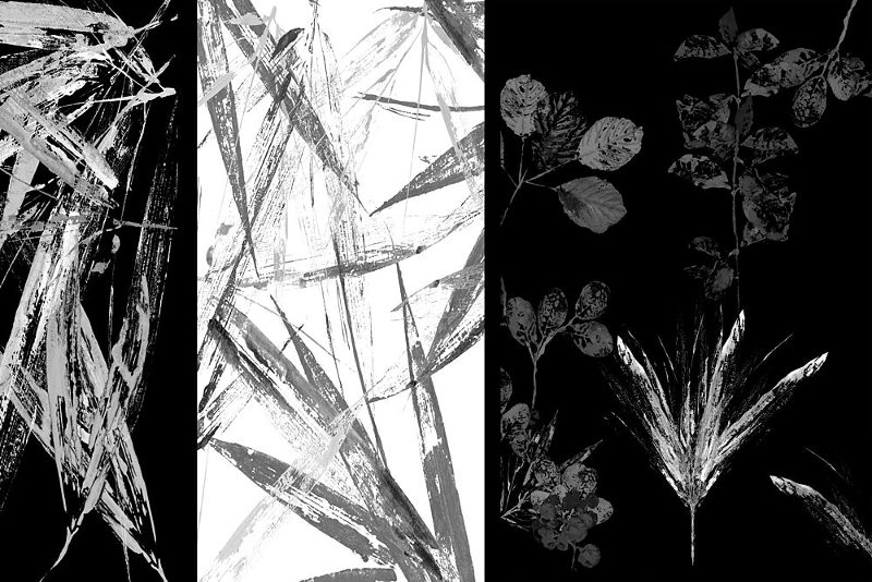 Botanical Brushstroke Forms art print by Cartissi for $57.95 CAD