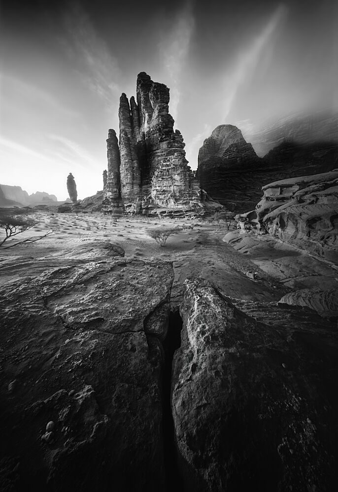 Ancient Desert Formations art print by LI Ying for $57.95 CAD