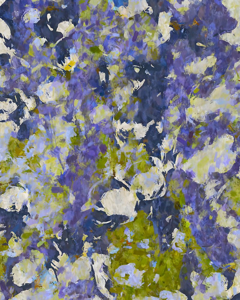 Vibrant Floral Impression art print by Uma Gokhale for $57.95 CAD