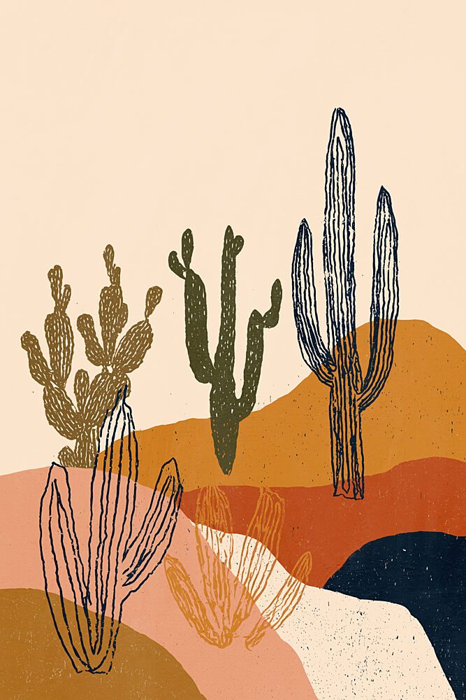 Desertlandscape art print by Treechild for $57.95 CAD
