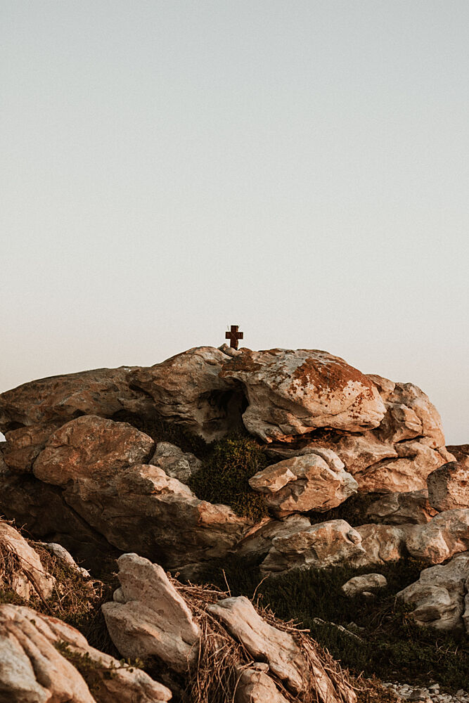 Spiritual Summit Cross art print by Megan Shone for $57.95 CAD