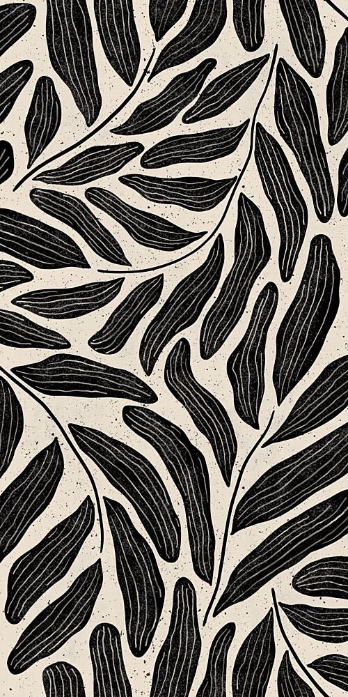 Organic Leaf Pattern art print by Sanne Paul for $57.95 CAD