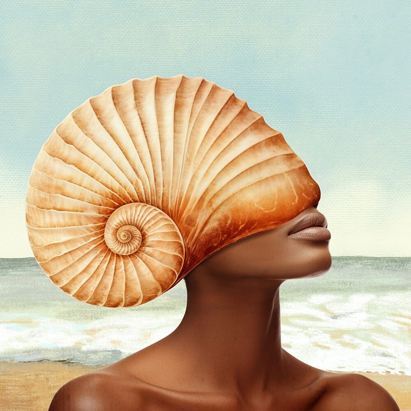 Coastal Shell Beauty art print by Marja van den Hurk for $57.95 CAD