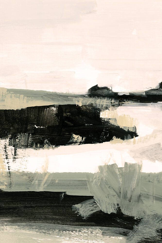Muted Abstract Landscape art print by Cartissi for $57.95 CAD