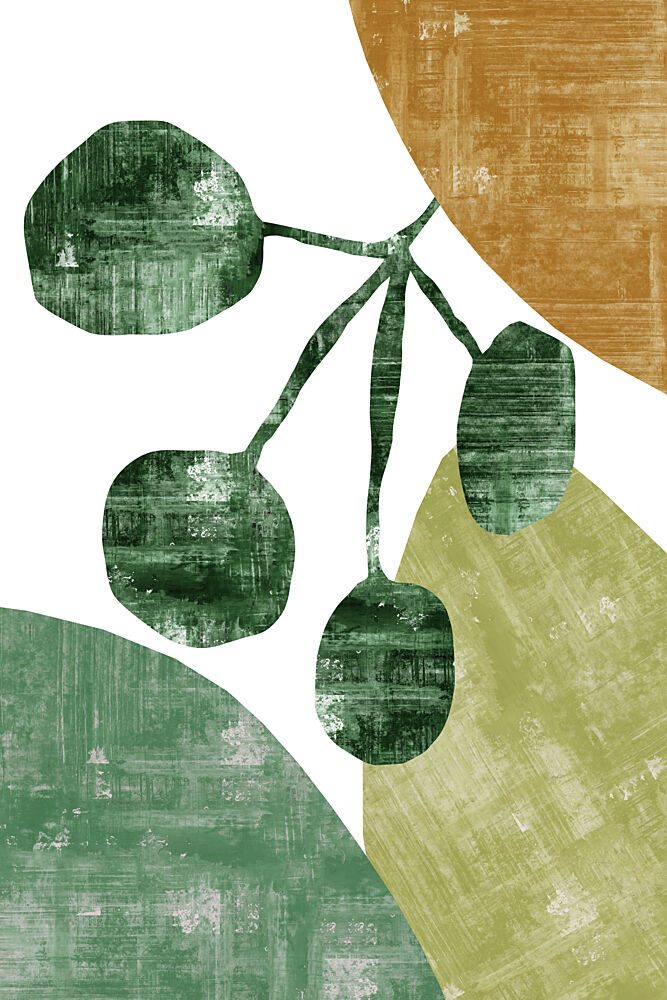 Organic Leaf Shapes art print by Cartissi for $57.95 CAD
