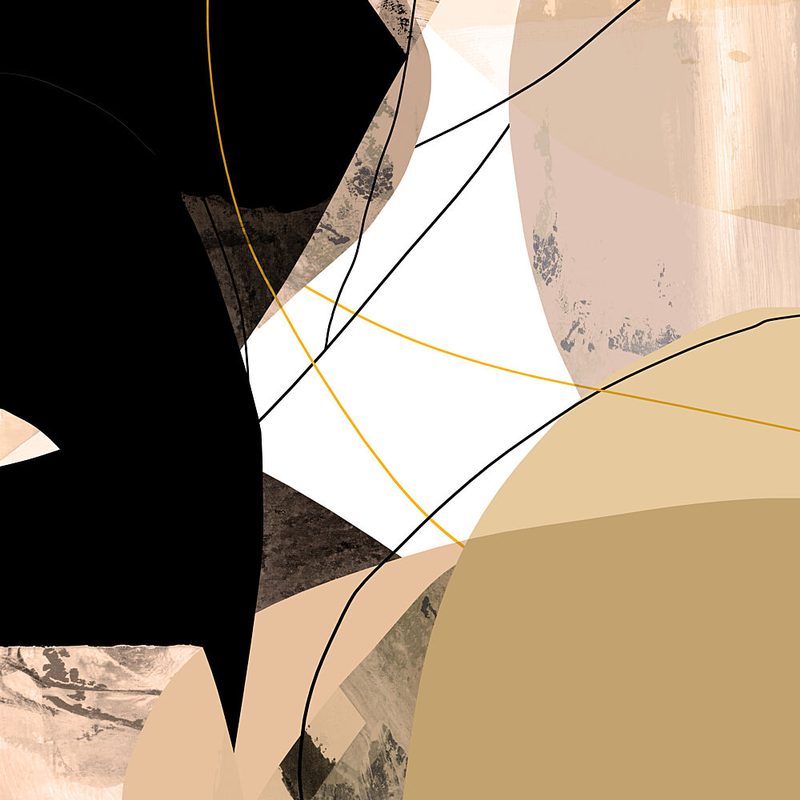 Modern Abstract Shapes art print by Cartissi for $57.95 CAD