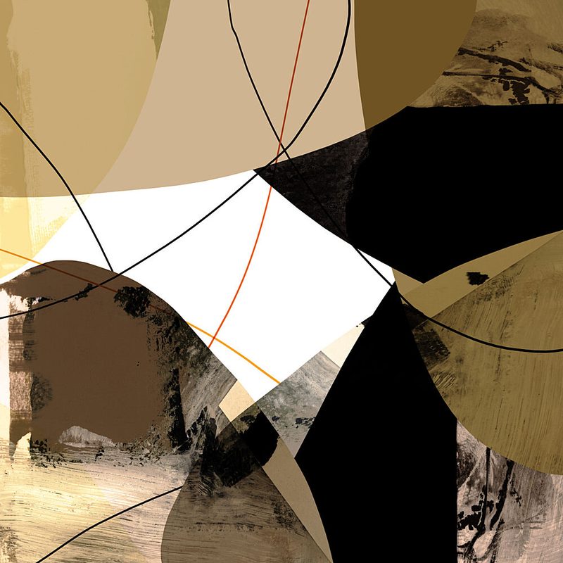 Neutral Abstract Layers art print by Cartissi for $57.95 CAD