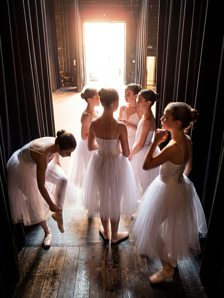 Young Ballerinas Backstage art print by Andreas Magnusson for $57.95 CAD