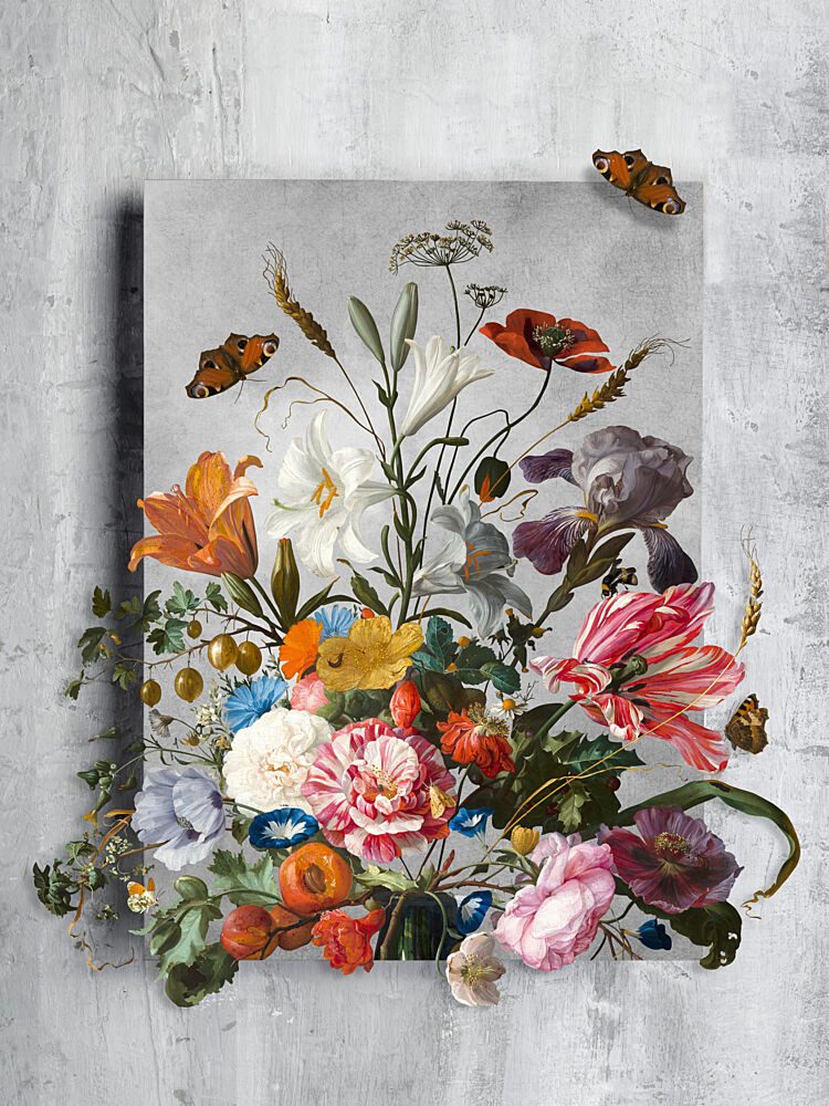 Vibrant Floral Bouquet art print by Marja van den Hurk for $57.95 CAD