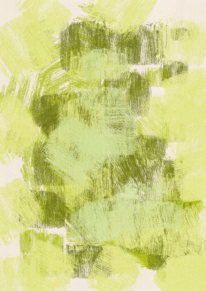 Fresh Green Abstract art print by Nicholas for $57.95 CAD