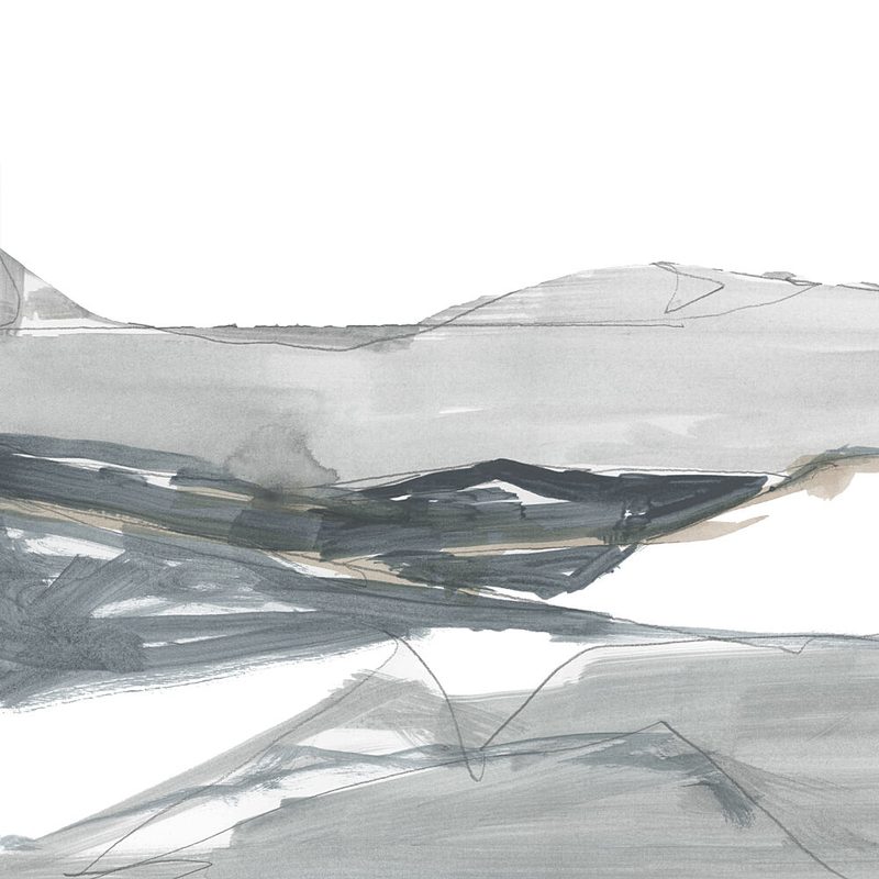 Serene Grey Landscape art print by Cartissi for $57.95 CAD