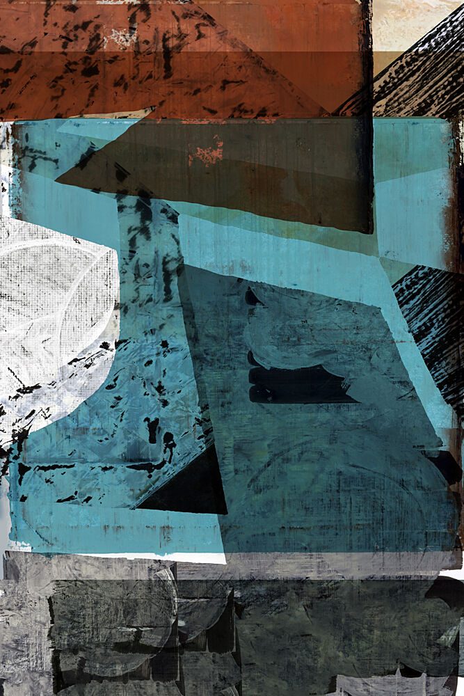Layered Abstract Shapes art print by Cartissi for $57.95 CAD