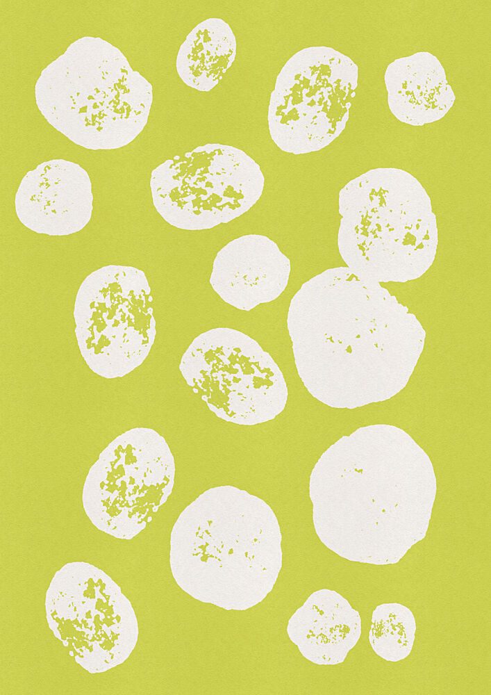 Organic Green Shapes art print by Nicholas for $57.95 CAD