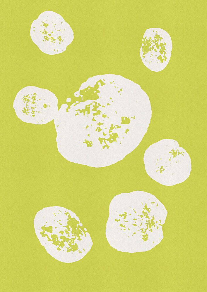 Organic Green Forms art print by Nicholas for $57.95 CAD