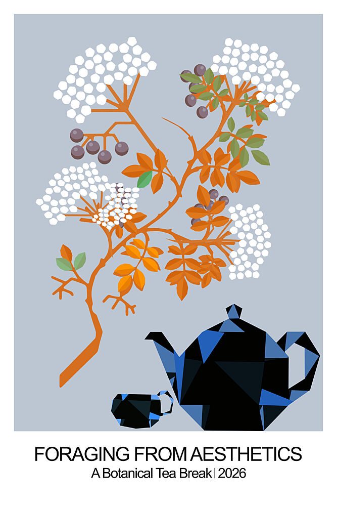Foraged Tea Moment art print by Casa Cartissi for $57.95 CAD