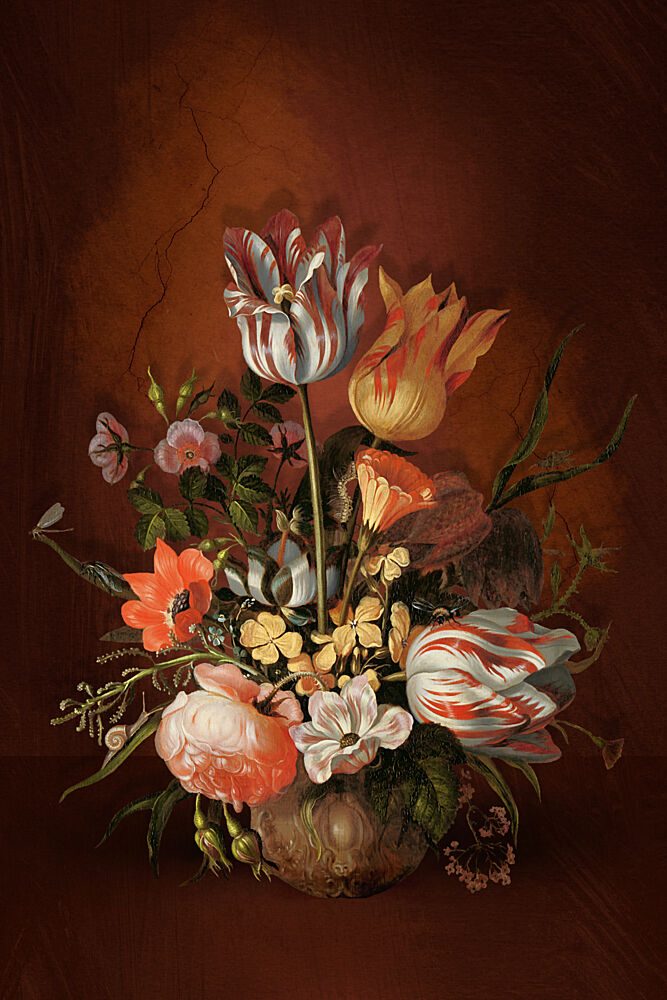 Opulent Floral Still Life art print by Marja van den Hurk for $57.95 CAD