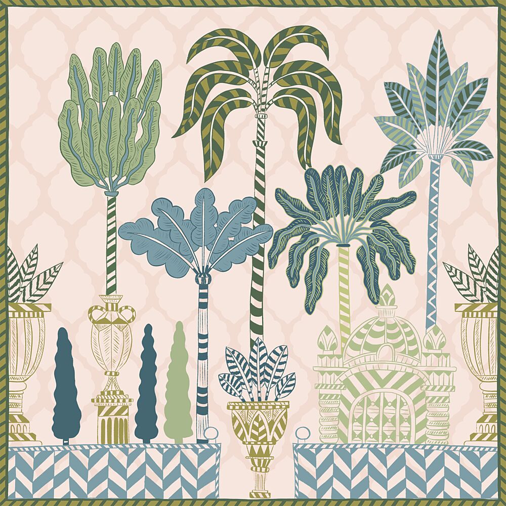 Tropical Oasis Garden art print by Radhika Modi for $57.95 CAD