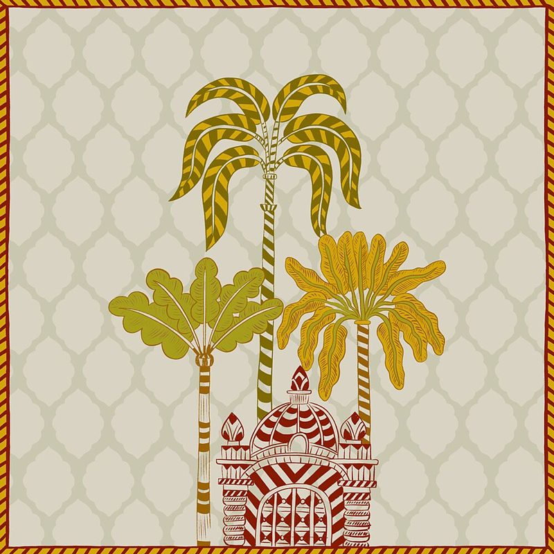 Ornate Desert Palms art print by Radhika Modi for $57.95 CAD