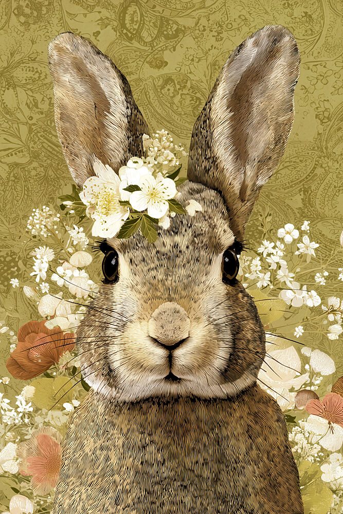 Easterbunnyno01 art print by Treechild for $57.95 CAD